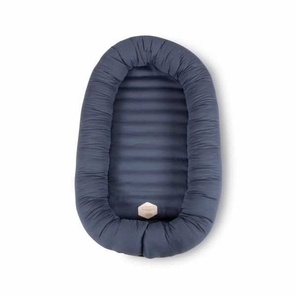 Réducteur de lit Babynest Kapok Muddly Blue