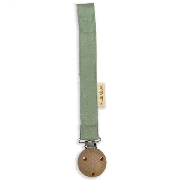 Attache sucette fermeture velcro - Tender Green