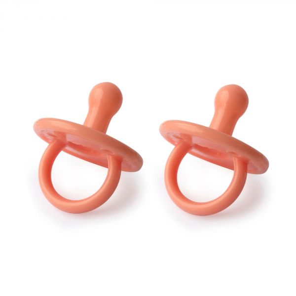 Lot de 2 sucettes en silicone - One size - Coral