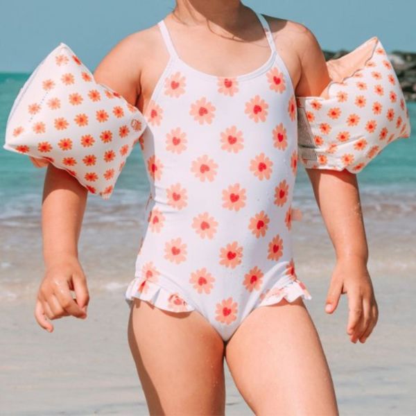 Brassards piscine enfant 2-6 ans - Flower Hearts