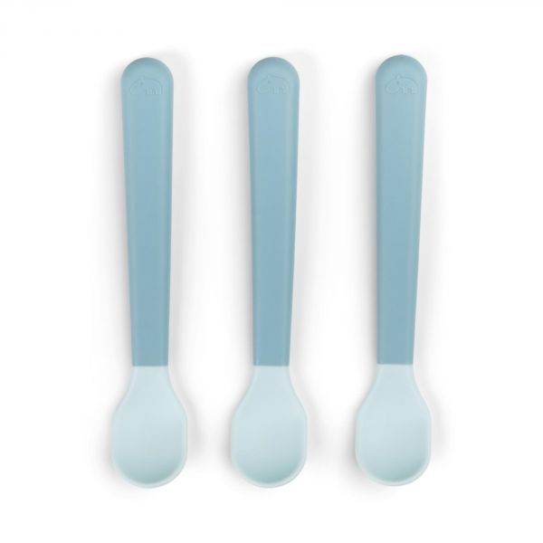 Lot de 3 cuillères Foodie Easy-grip bleu