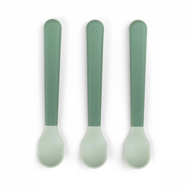 Lot de 3 cuillères Foodie Easy-grip vert