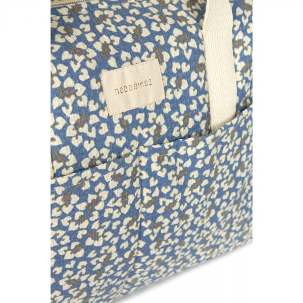 Sac à langer Gala nid d'abeille Blue Yumiko