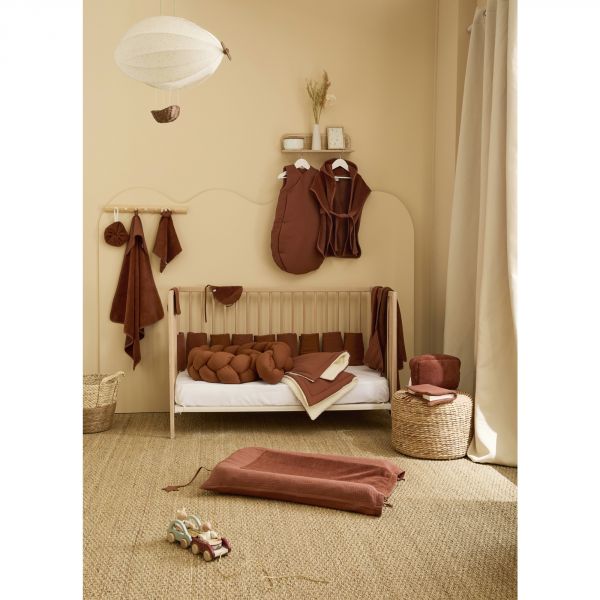 Gigoteuse d'été forme kimono 6-18 mois toffee