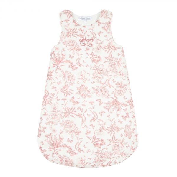 Gigoteuse Toile de Jouy rose Taille 1