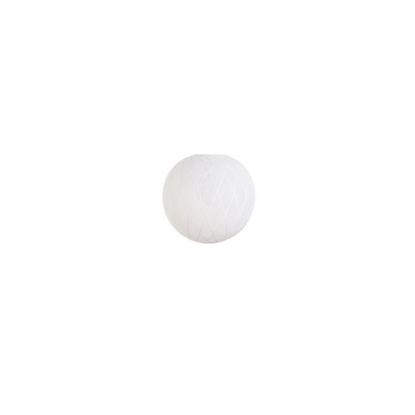 Abat jour globe Ø36 cm Blanc Art Déco