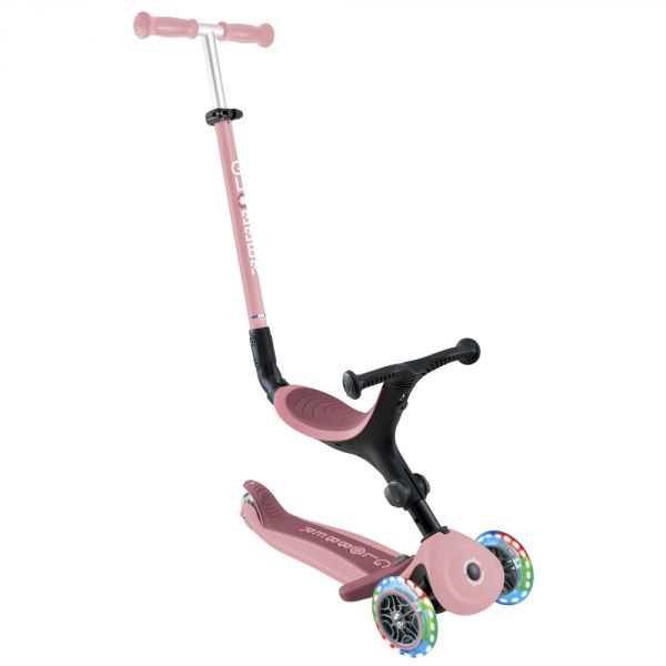 Trottinette évolutive Go Up Active Plus Lights Pastel rose / Rose framboise