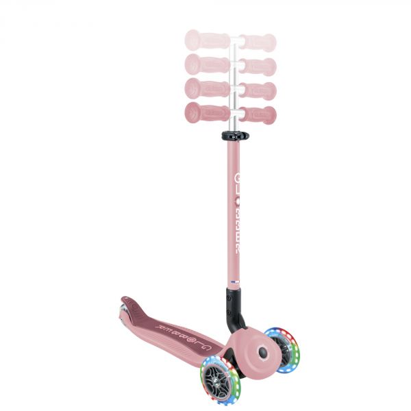 Trottinette évolutive Go Up Active Plus Lights Pastel rose / Rose framboise