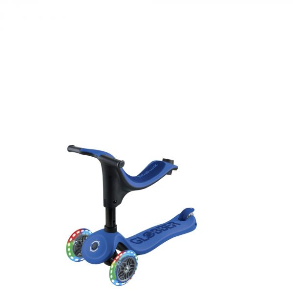 Trottinette pour enfants lumineuse 3 en 1 Bleu foncé