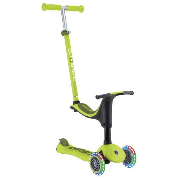 Trottinette pour enfants lumineuse 3 en 1 Acide vert