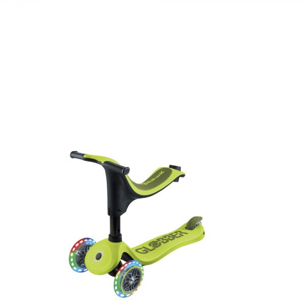 Trottinette pour enfants lumineuse 3 en 1 Acide vert