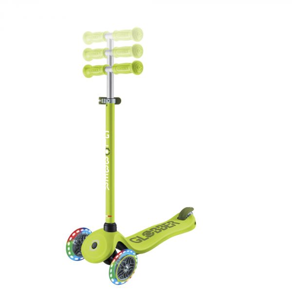 Trottinette pour enfants lumineuse 3 en 1 Acide vert