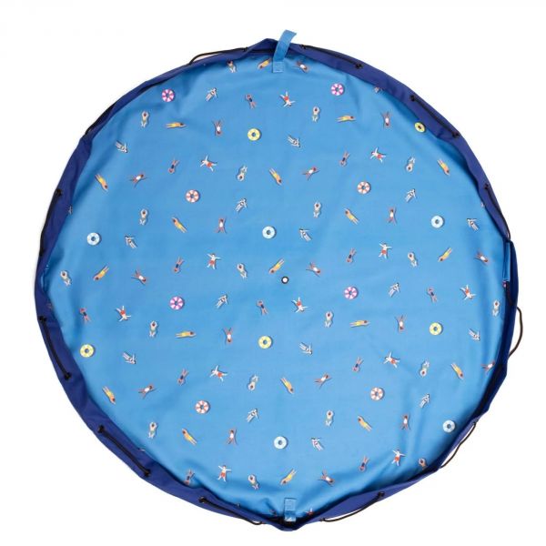 Grand sac à jouets d'extérieur / tapis de jeu 2 en 1 Swim Fun