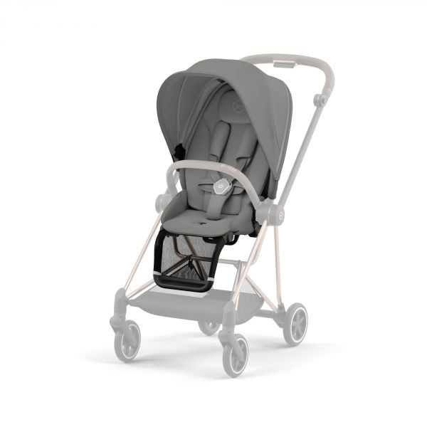 Habillage de siège pour poussette Mios 3 Mirage Grey