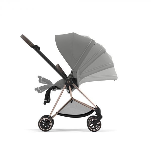 Habillage de siège pour poussette Mios 3 Mirage Grey