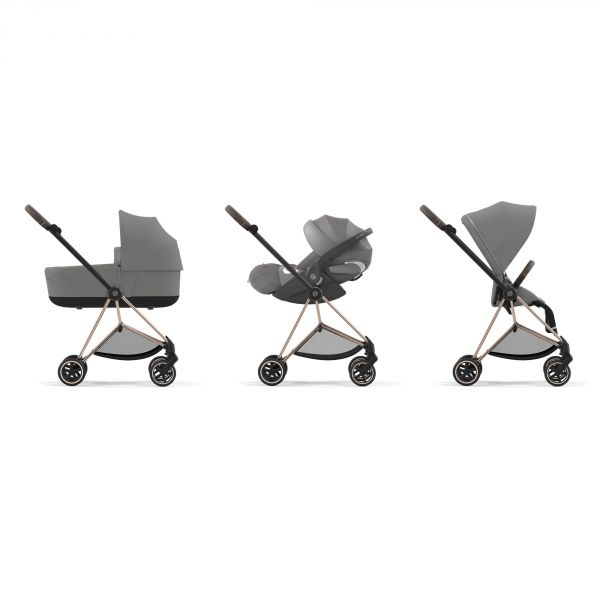 Habillage de siège pour poussette Mios 3 Mirage Grey