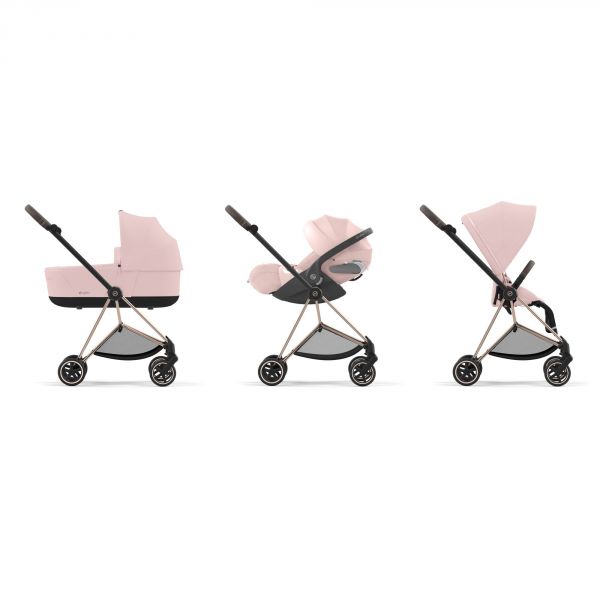 Habillage de siège pour poussette Mios 3 Peach Pink