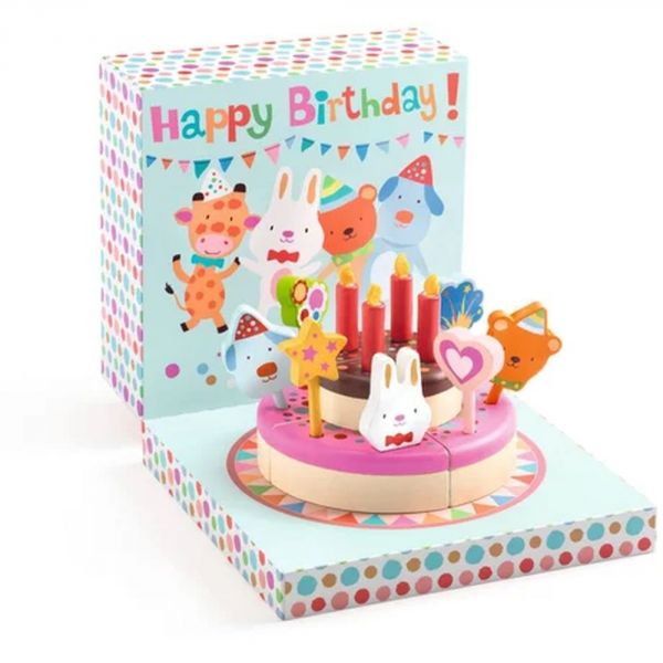 Dinette pour enfant gâteau Happy Birthday