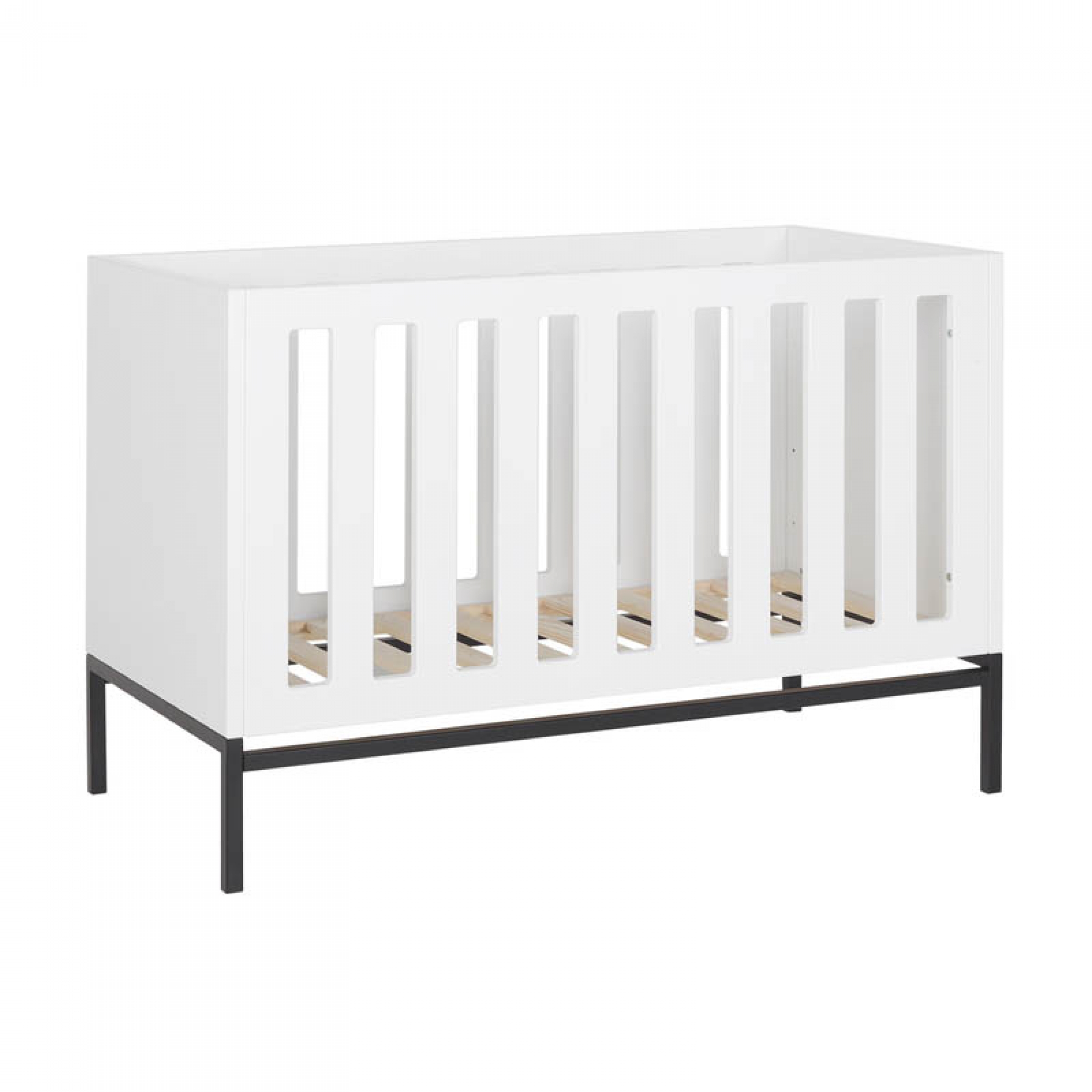 Quax Lit Bebe 60x1 Cm Evolutif En Canape Havana White Made In Bebe