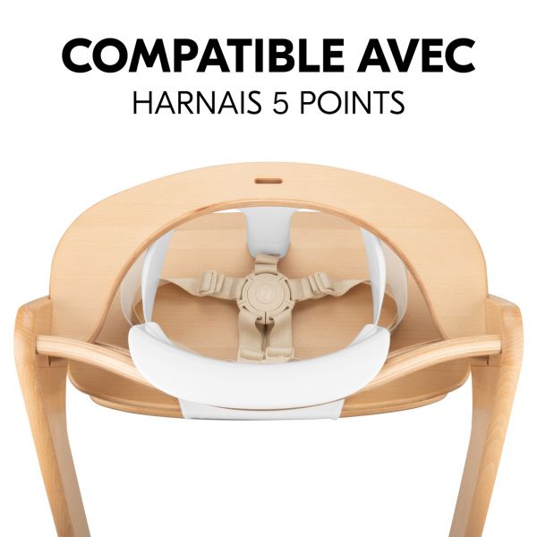 Réducteur bébé pour chaise haute Arketa Baby Seat blanc