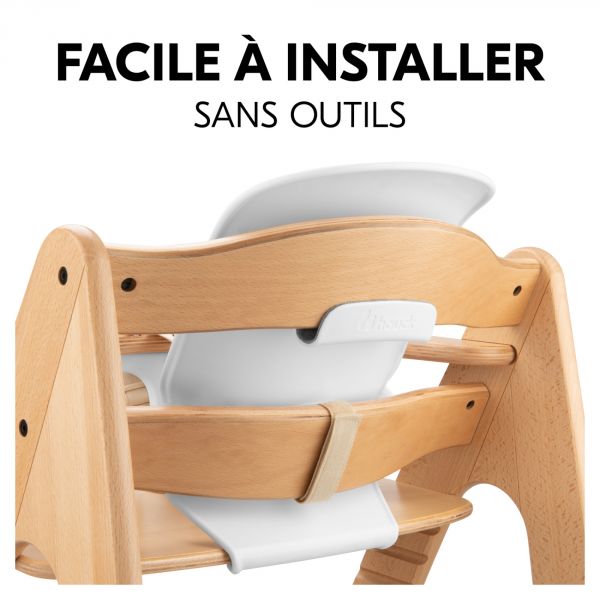 Réducteur bébé pour chaise haute Arketa Baby Seat blanc