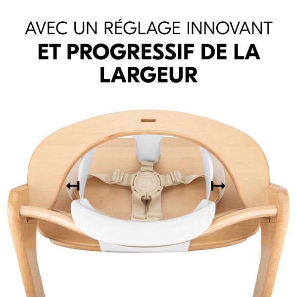 Réducteur bébé pour chaise haute Arketa Baby Seat blanc