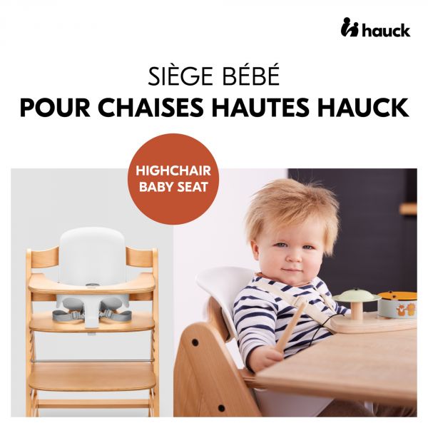 Réducteur bébé pour chaise haute Arketa Baby Seat blanc