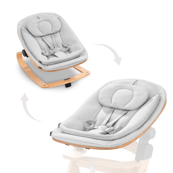 Transat bébé pour chaise haute Arketa Bouncer Eco Light-Grey