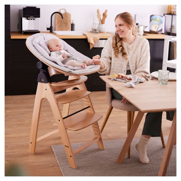 Transat bébé pour chaise haute Arketa Bouncer Eco Light-Grey