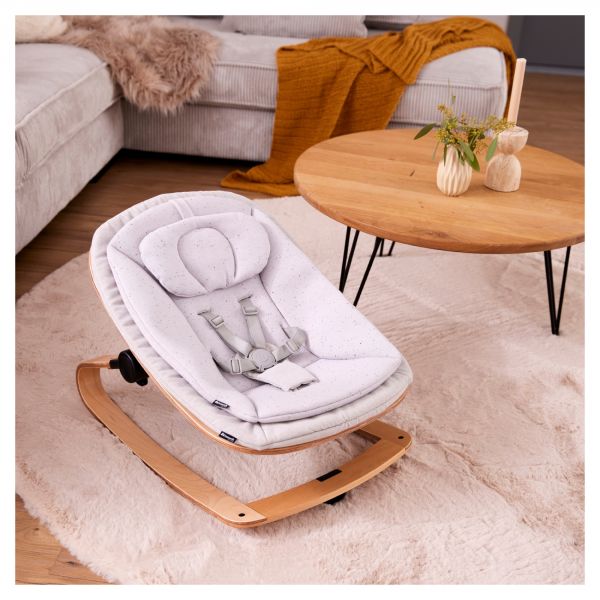 Transat bébé pour chaise haute Arketa Bouncer Eco Light-Grey