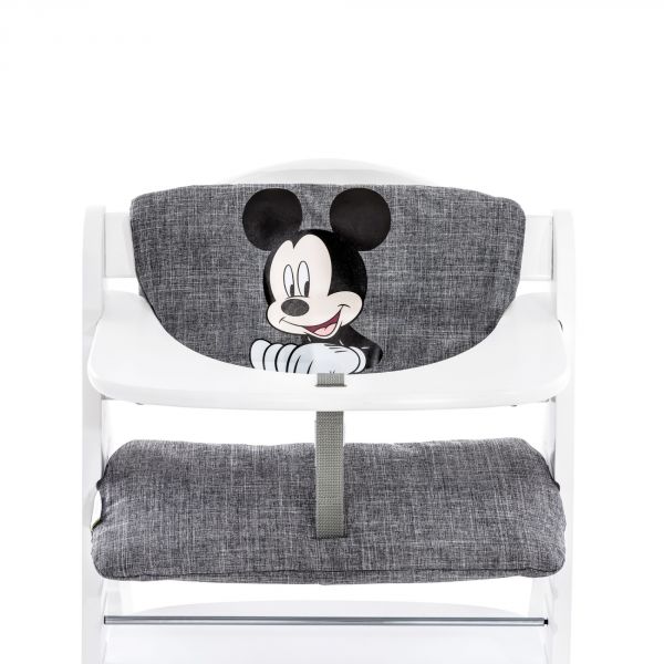 Coussin de chaise haute Deluxe Mickey gris