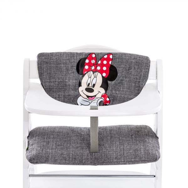 Coussin de chaise haute Deluxe Minnie gris