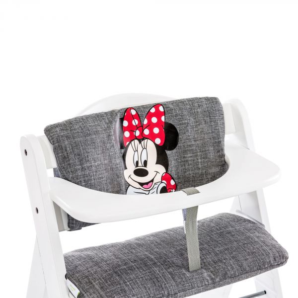 Coussin de chaise haute Deluxe Minnie gris