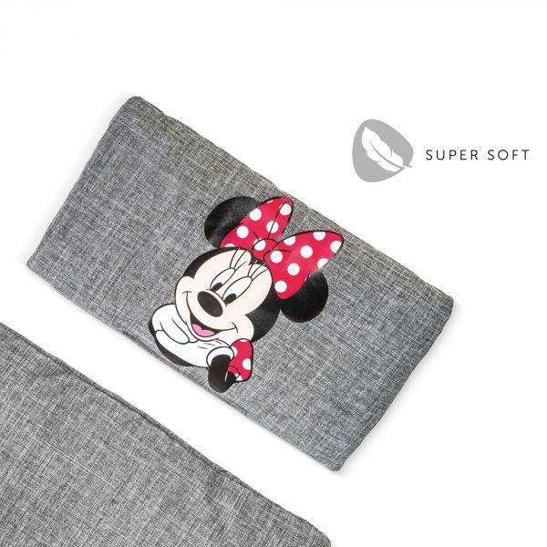 Coussin de chaise haute Deluxe Minnie gris