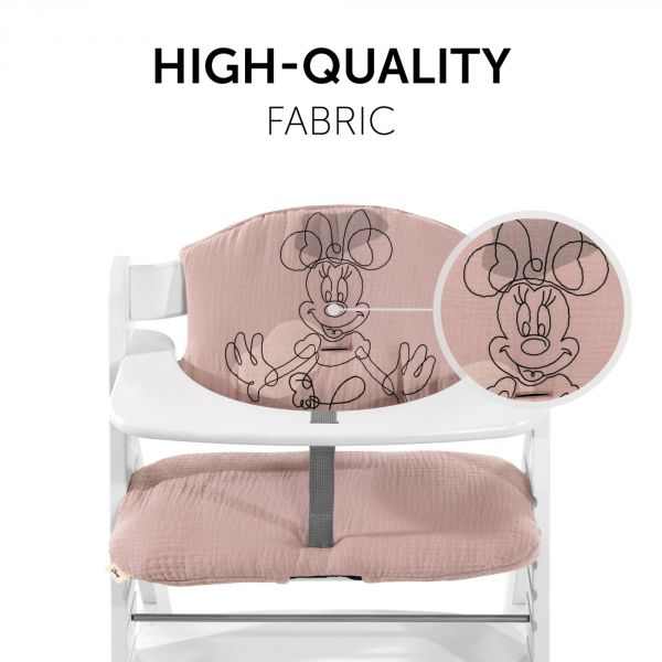 Coussin de chaise haute Select Minnie rose