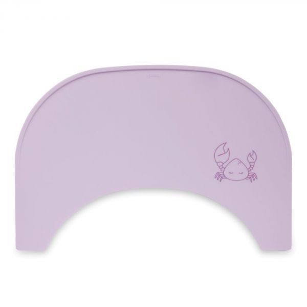 Set de table pour tablette de chaise haute mat violet