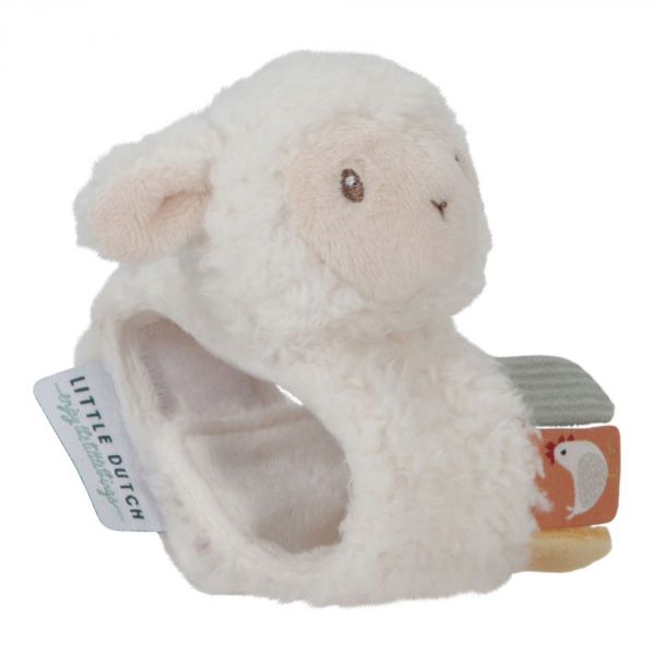 Hochet de poignet mouton - Little Farm