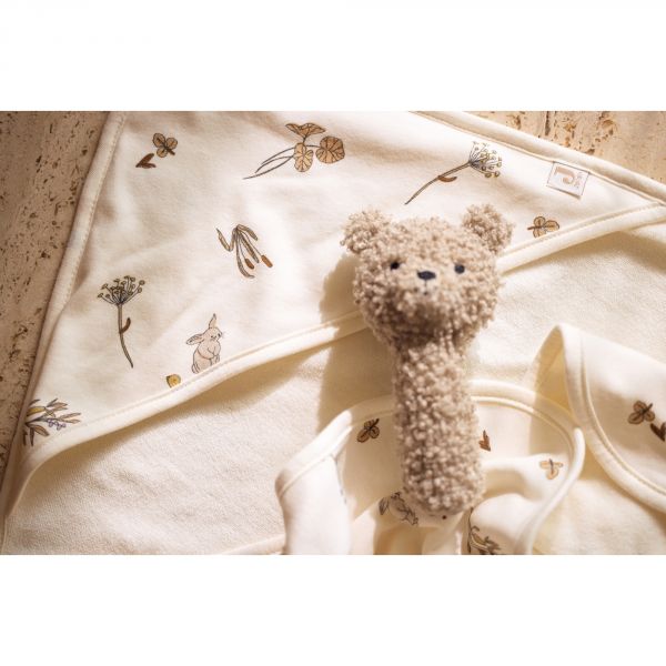 Hochet ours bouclette Teddy Bear Olive