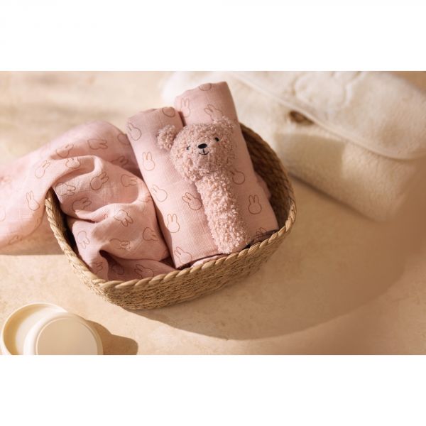 Hochet ours bouclette Teddy Bear Wild Rose