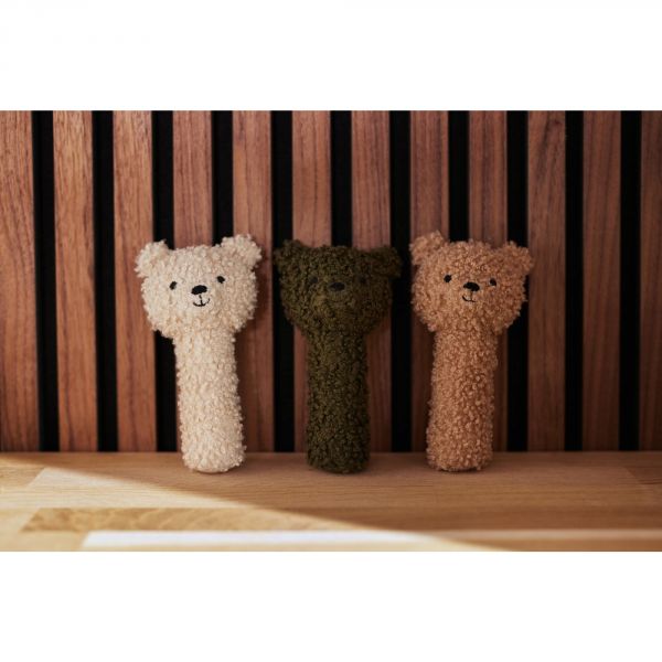 Hochet ours bouclette Teddy Bear Biscuit