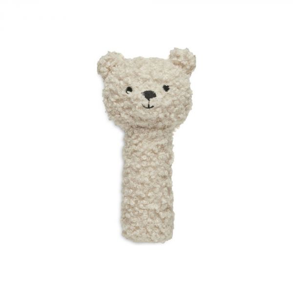 Hochet ours bouclette Teddy Bear Naturel