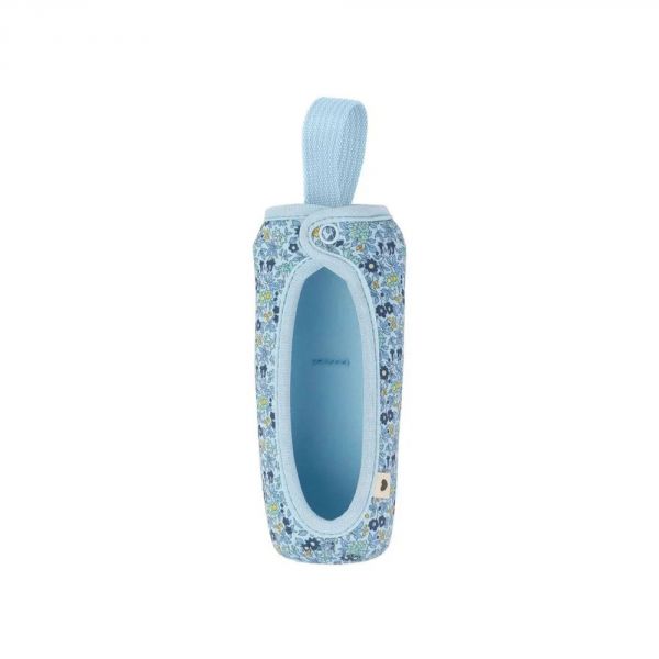 Housse biberon 225 ml Liberty Camomille Lawn Baby Blue