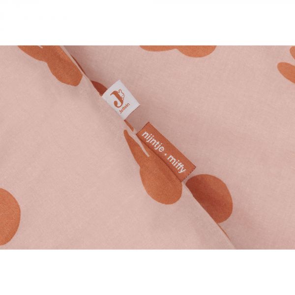 Housse de couette et taie 100x140 cm Miffy Shadow Wild Rose