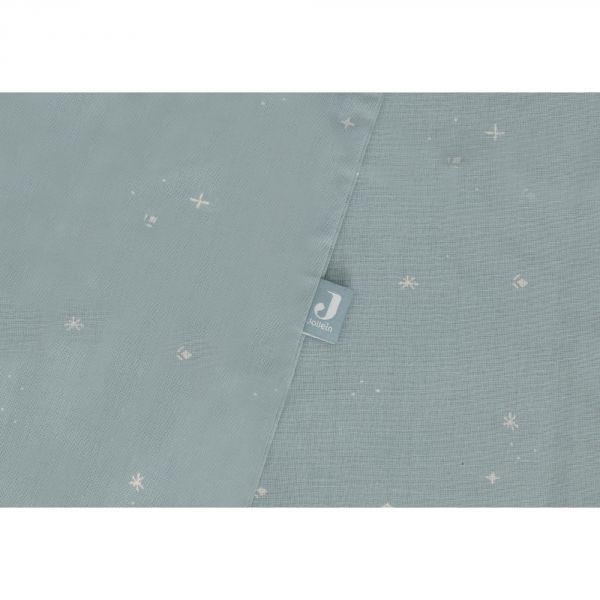 Housse de couette et taie 100x140 cm Twinkling Sea Green