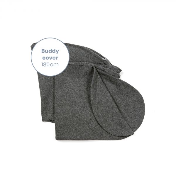 Housse pour coussin d'allaitement Buddy Chine Anthracite