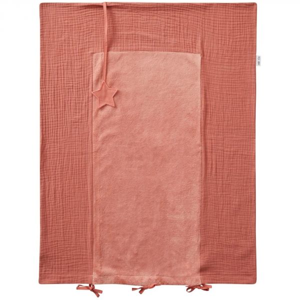 Housse de matelas à langer 60 x 80 cm - marsala