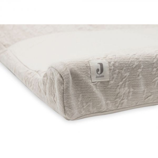 Housse matelas à langer 50x70cm Soft Waves Nougat