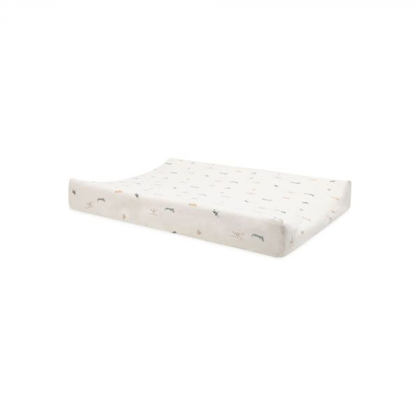 Housse matelas à langer 50x70 cm Jersey Jungle Jambo