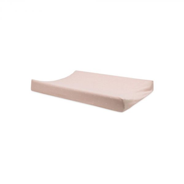 Housse matelas à langer 50x70 cm Jersey Twinkling Wild Rose