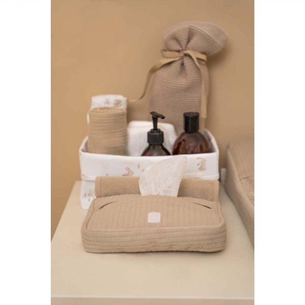 Housse pour lingettes - Pure Beige